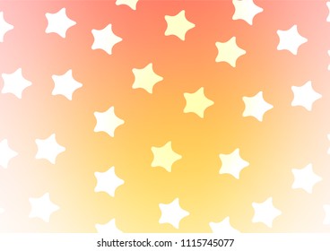 Light Yellow, Orange vector natural abstract texture. Modern geometrical abstract illustration with doodles. The best blurred design for your business.