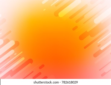 Light Yellow, Orange vector natural abstract background. Blurred decorative design in Indian style with Zen tangles. The pattern can be used for coloring books and pages for kids.