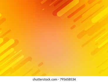 Light Yellow, Orange vector natural elegant template. Colorful illustration in abstract style with doodles and Zen tangles. The doodle design can be used for your web site.