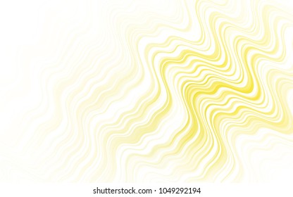 Light Yellow, Orange vector pattern with lava shapes. A vague circumflex abstract illustration with gradient. Marble design for your web site.