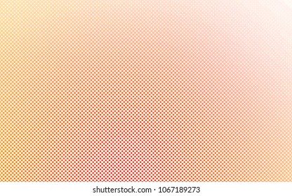 Light Yellow, Orange vector  pattern with spheres. Illustration with set of shining colorful abstract circles. The pattern can be used for beautiful websites.