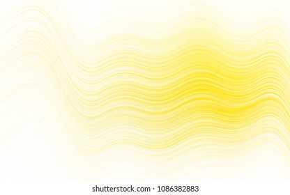 Light Yellow, Orange vector pattern with lamp shapes. Modern gradient abstract illustration with bandy lines. The template for cell phone backgrounds.
