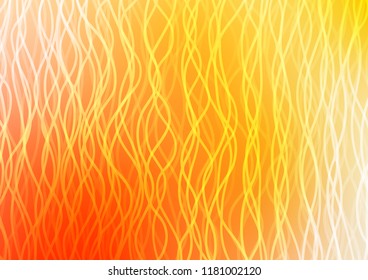 Light Yellow, Orange vector pattern with bubble shapes. Brand new colored illustration in marble style with gradient. A completely new template for your business design.