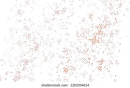 Light Yellow, Orange vector pattern with spheres. Abstract illustration with colored bubbles in nature style. Design for posters, banners.