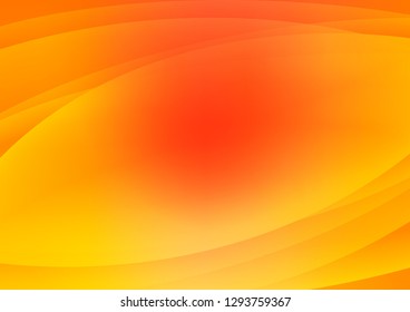 Light Yellow, Orange vector pattern with narrow lines. Shining colored illustration with narrow lines. The pattern can be used for websites.