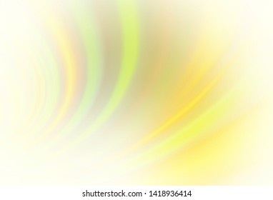 Light Yellow, Orange vector pattern with lava shapes. Modern gradient abstract illustration with bandy lines. Pattern for your business design.