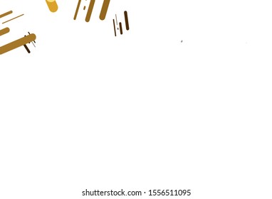 Light Yellow, Orange vector pattern with narrow lines. Blurred decorative design in simple style with lines. Smart design for your business advert.