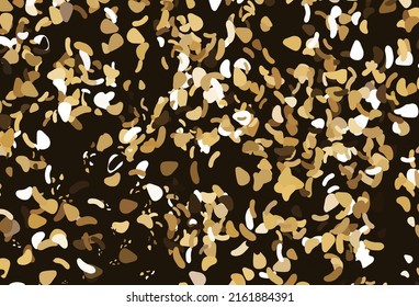 Light yellow, orange vector pattern with chaotic shapes. Simple colorful illustration with abstract gradient shapes. Best smart design for your business.