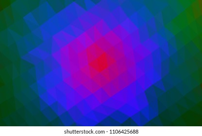 Light Yellow, Orange vector polygon abstract background. Colorful illustration in abstract style with gradient. Brand new style for your business design.