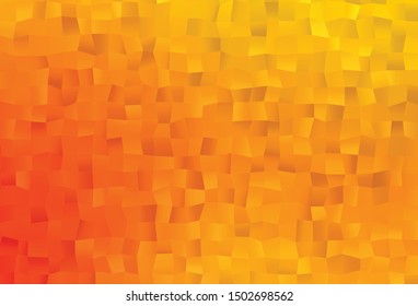 Light Yellow, Orange vector polygonal template. Shining colored illustration in a Brand new style. Brand new design for your business.