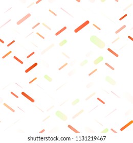 Light Yellow, Orange vector seamless texture with colored lines. Decorative shining illustration with lines on abstract template. The pattern can be used as ads, poster, banner for commercial.