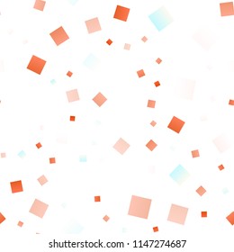 Light Yellow, Orange vector seamless cover in polygonal style. Beautiful illustration with rectangles and squares. Pattern can be used for websites.