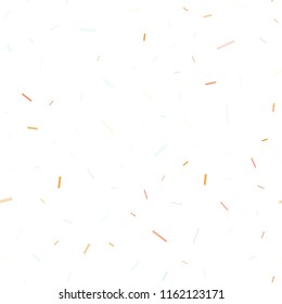 Light Yellow, Orange vector seamless template with repeated sticks. Lines on blurred abstract background with gradient. The pattern can be used for busines ad, booklets, leaflets