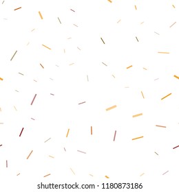 Light Yellow, Orange vector seamless background with straight lines. Lines on blurred abstract background with gradient. The template can be used as a background.