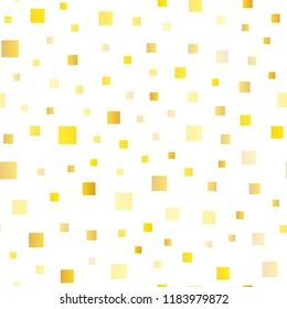 Light Yellow, Orange vector seamless layout with lines, rectangles. Abstract gradient illustration with rectangles. Best design for your ad, poster, banner.
