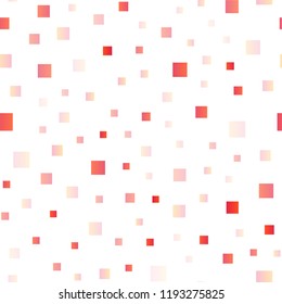 Light Yellow, Orange vector seamless template with crystals, rectangles. Abstract gradient illustration with rectangles. Smart design for your business advert.