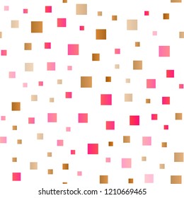 Light Yellow, Orange vector seamless layout with lines, rectangles. Glitter abstract illustration with rectangular shapes. Smart design for your business advert.