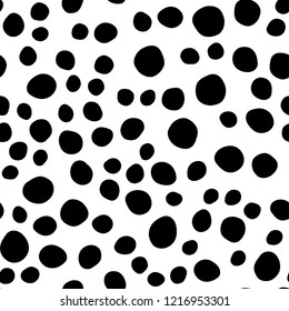 Light Yellow, Orange vector seamless backdrop with dots, spots. Illustration with set of shining colorful abstract circles. Template for business cards, websites.