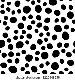 Light Yellow, Orange vector seamless cover with circles. Colorful illustration with blurred circles in nature style. Design for textile, fabric, wallpapers.