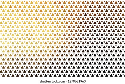 Light Yellow, Orange vector seamless pattern in polygonal style. Illustration with set of colorful triangles. Trendy design for wallpaper, fabric makers.