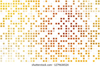 Light Yellow, Orange vector seamless background with rectangles. Glitter abstract illustration with rectangular shapes. Design for textile, fabric, wallpapers.