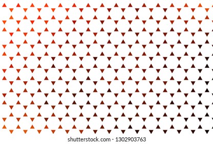 Light Yellow, Orange vector seamless cover in polygonal style. Illustration with set of colorful triangles. Trendy design for wallpaper, fabric makers.