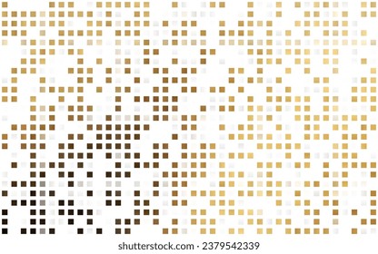 Light Yellow, Orange vector seamless pattern in square style. Rectangles on abstract background with colorful gradient. Trendy design for wallpaper, fabric makers.