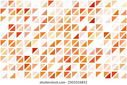 Amarillo claro, fondo transparente de Vector naranja con líneas, triángulos. Glitter ilustración abstracta con Formas triangulares. Diseño para textiles, telas, Fondos de pantalla.
