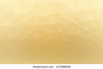 Light Yellow, Orange vector shining hexagonal background. Creative illustration in halftone style with gradient. The polygonal design can be used for your web site.