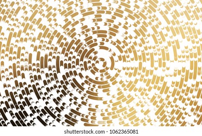 Light Yellow, Orange vector template with bent ribbons. Colorful illustration in abstract marble style with gradient. New composition for your brand book.