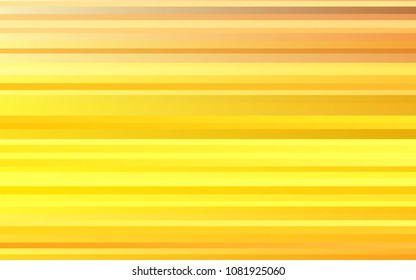 Light Yellow, Orange vector template with repeated sticks. Lines on blurred abstract background with gradient. The pattern can be used as ads, poster, banner for commercial.