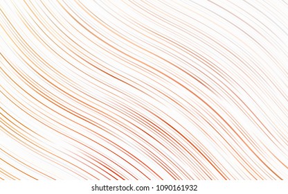 Light Yellow, Orange vector template with bent ribbons. A completely new color illustration in marble style. A new texture for your  ad, booklets, leaflets.