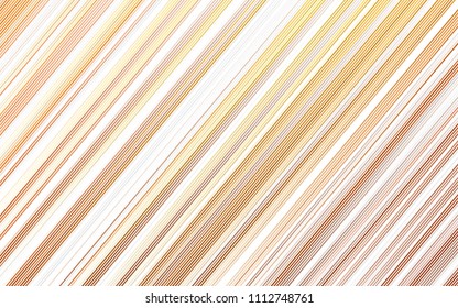 Light Yellow, Orange vector template with repeated sticks. Blurred decorative design in simple style with lines. The pattern can be used for websites.