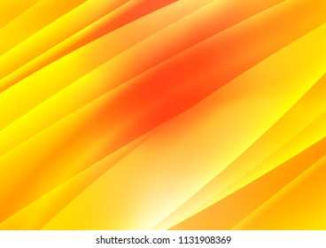 Light Yellow, Orange vector template with repeated sticks. Modern geometrical abstract illustration with staves. Smart design for your business advert.