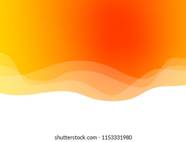 Light Yellow, Orange vector template with bubble shapes. Shining illustration, which consist of blurred lines, circles. A completely new marble design for your business.