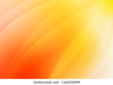 Light Yellow, Orange vector template with repeated sticks. Lines on blurred abstract background with gradient. The pattern can be used for busines ad, booklets, leaflets