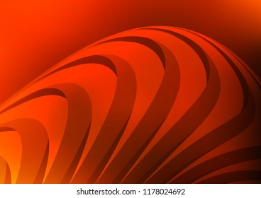 Light Yellow, Orange vector template . Shining colored illustration with narrow lines. Smart design for your business advert.