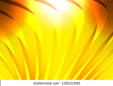 Light Yellow, Orange vector template with repeated sticks. Decorative shining illustration with lines on abstract template. Smart design for your business advert.