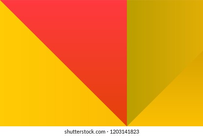 Light Yellow, Orange vector template with rainbow of colours. Illustration with set of spectral palette. Template of colors for smart designers.