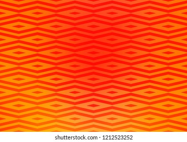 Light Yellow, Orange vector template with crystals, triangles. Abstract gradient illustration with triangles. Best design for your ad, poster, banner.