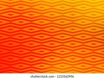 Light Yellow, Orange vector template with crystals, triangles. Glitter abstract illustration with triangular shapes. Smart design for your business advert.