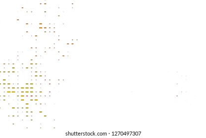 light Yellow, Orange vector template with repeated sticks. Modern geometrical abstract illustration with staves. Best design for your ad, poster, banner.