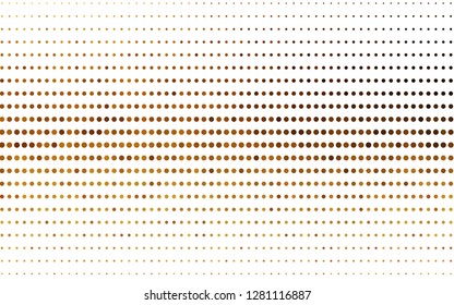 Light Yellow, Orange vector template with circles. Modern abstract illustration with colorful water drops. Pattern for ads, leaflets.