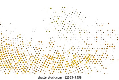 Light Yellow, Orange vector template with crystals, triangles. Abstract gradient illustration with triangles. Template for wallpapers. Light Yellow, Orange vector template with crystals, triangles. Abstract gradient illustration with triangles. Template for wallpapers.