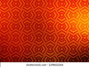 Light Yellow, Orange vector template with repeated sticks. Lines on blurred abstract background with gradient. Pattern for business booklets, leaflets.