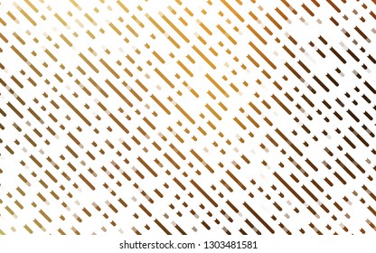 Light Yellow, Orange vector template with repeated sticks. Shining colored illustration with narrow lines. Pattern for websites, landing pages.