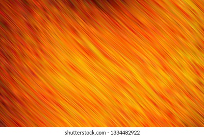 Light Yellow, Orange vector template with bent lines. Geometric illustration in marble style with gradient.  Marble design for your web site.