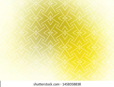 Light Yellow, Orange vector template with repeated sticks. Shining colored illustration with narrow lines. Pattern for business booklets, leaflets.