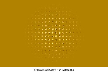 Light Yellow, Orange vector template with circles. Beautiful colored illustration with blurred circles in nature style. Pattern of water, rain drops.