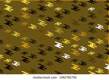 Light Yellow, Orange vector template with repeated sticks. Modern geometrical abstract illustration with staves. Backdrop for TV commercials.